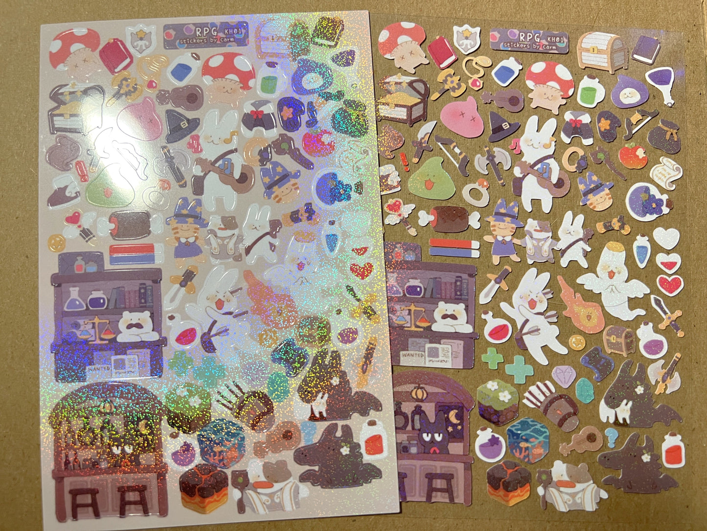 Regular Sticker sheets