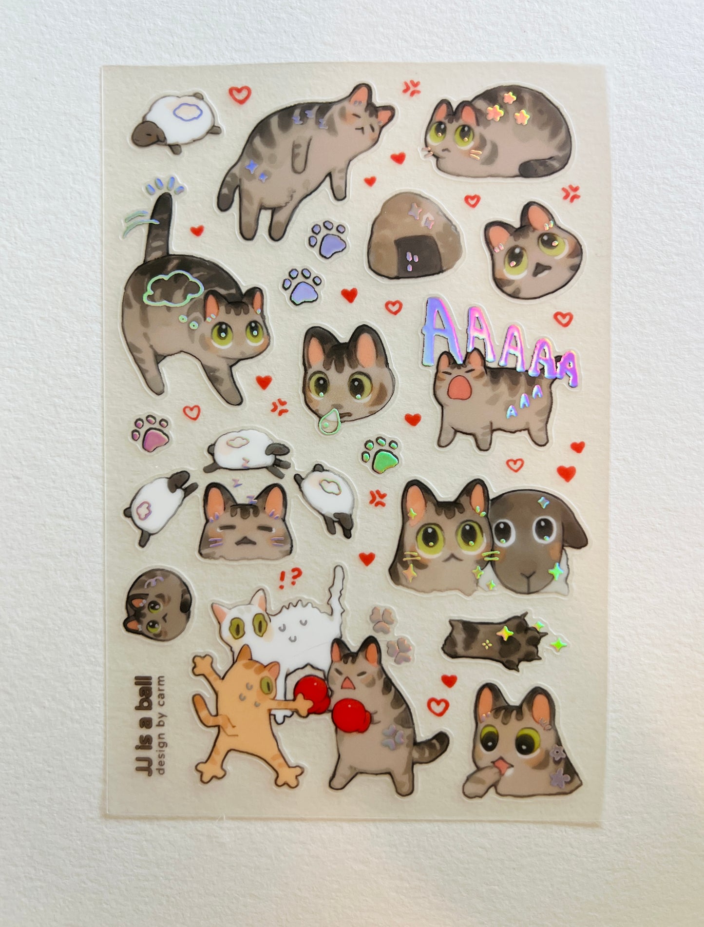 Foiled Sticker sheets