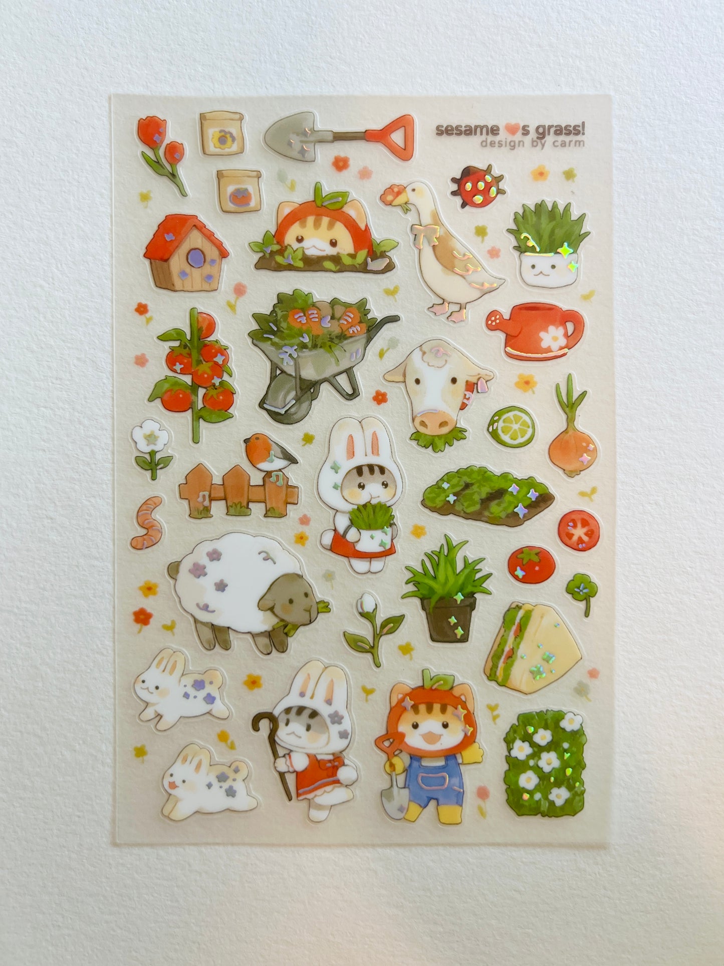 Foiled Sticker sheets