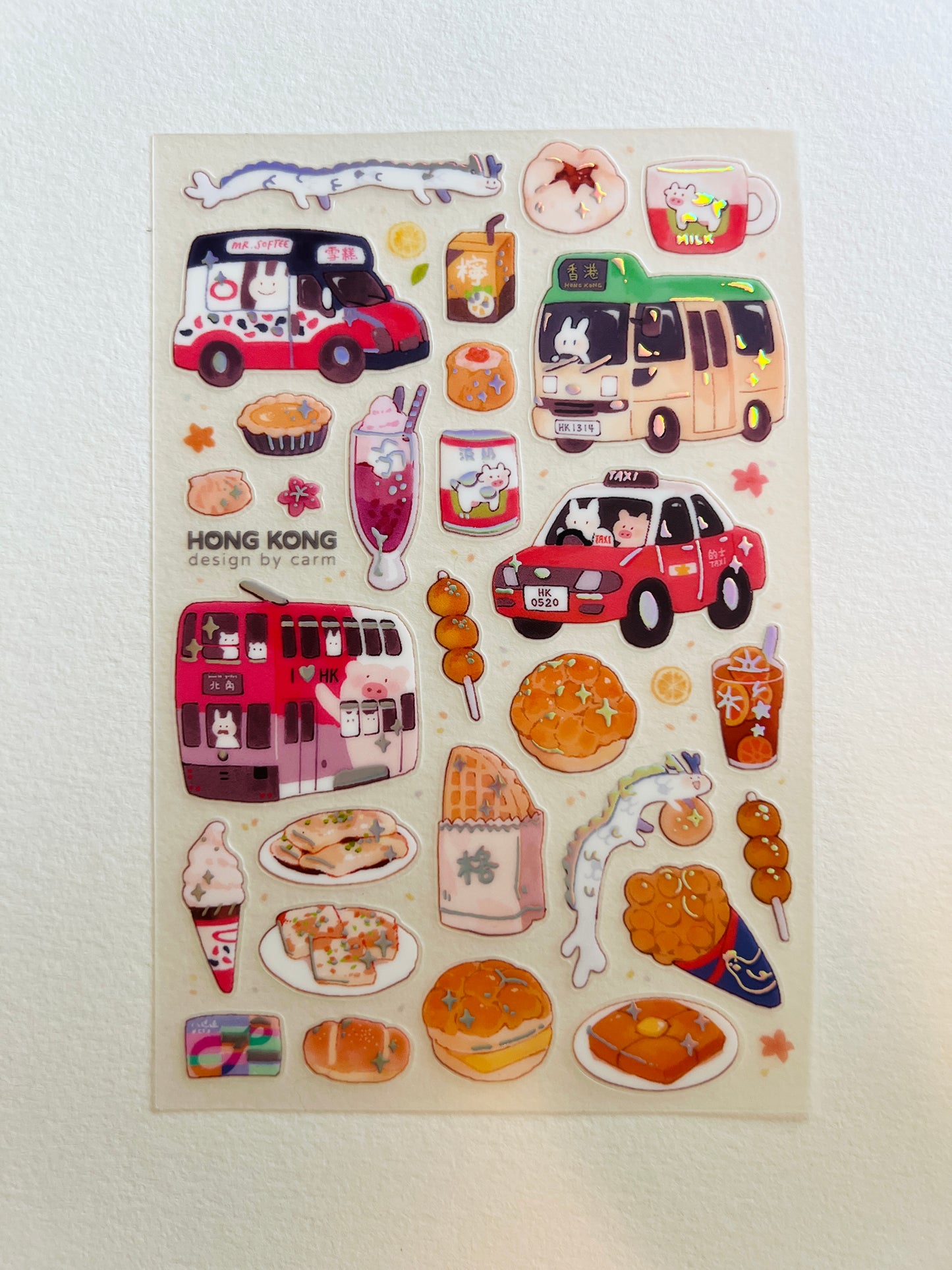 Foiled Sticker sheets