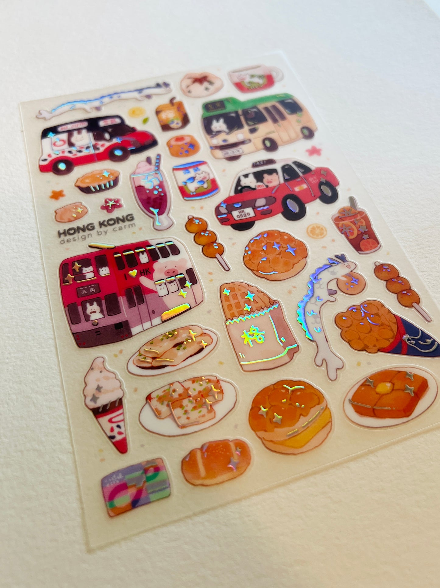 Foiled Sticker sheets