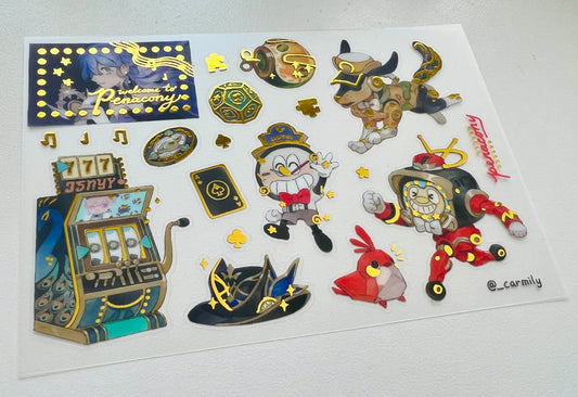 Foiled Sticker sheets