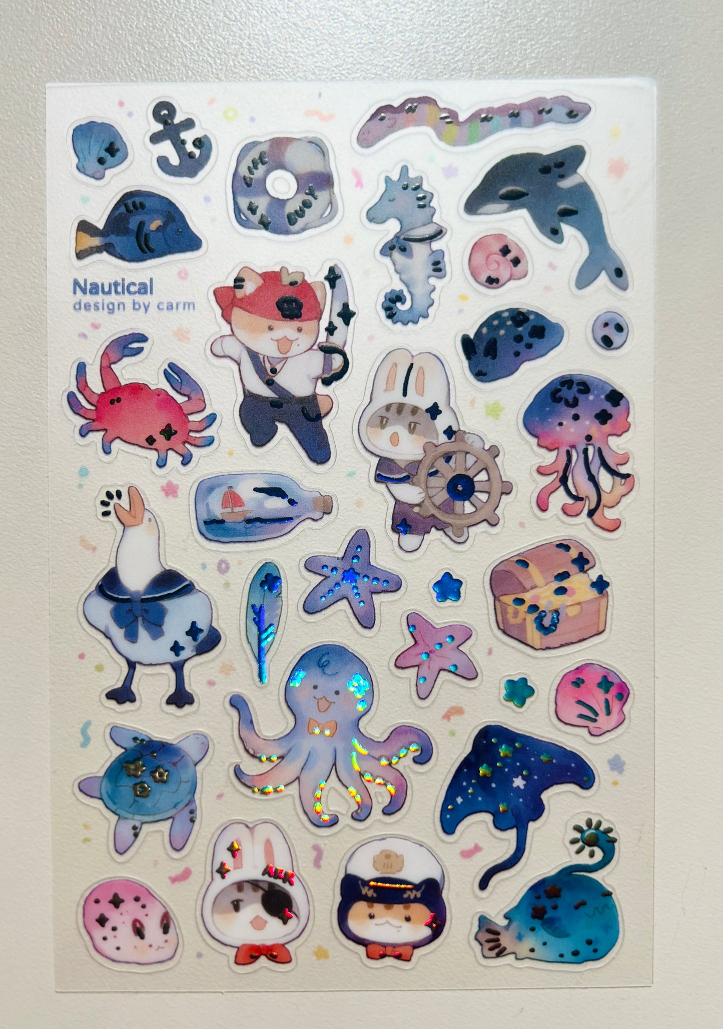 Foiled Sticker sheets