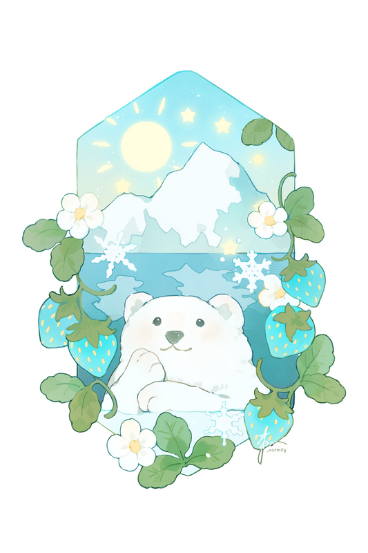 Polar Beary Print