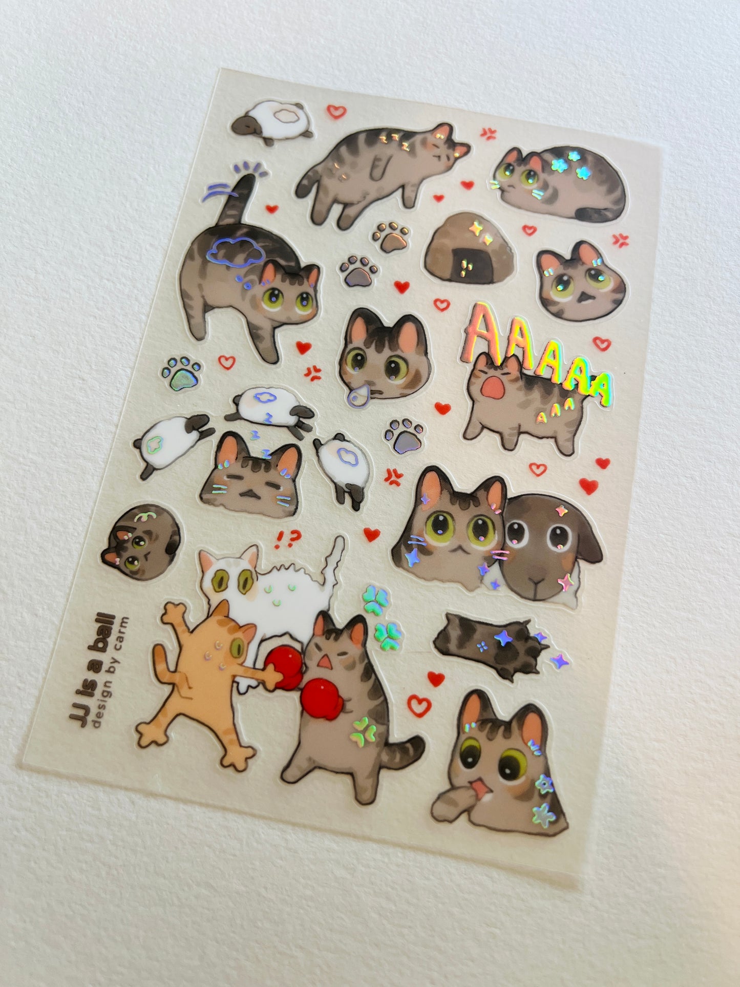 Foiled Sticker sheets