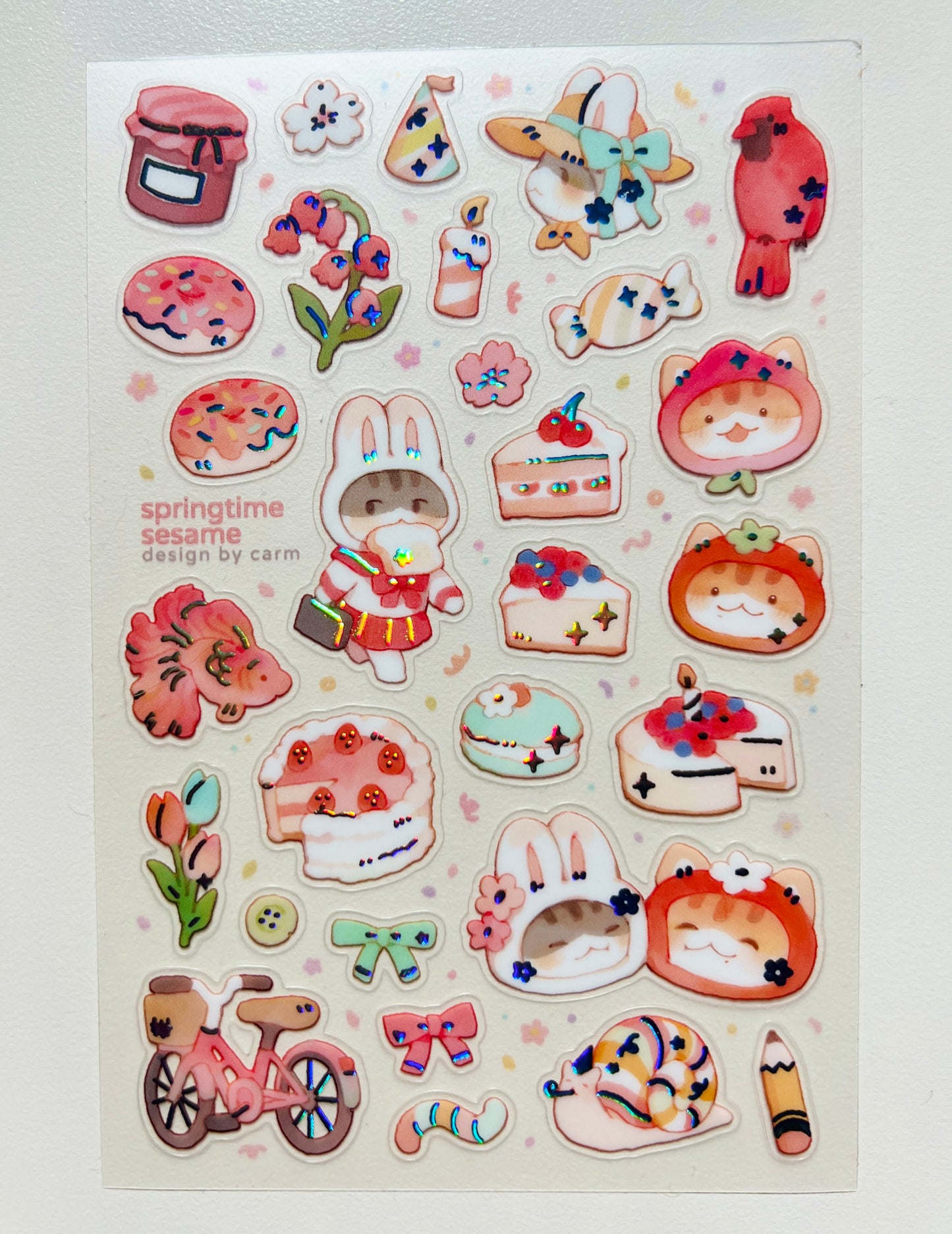 Foiled Sticker sheets